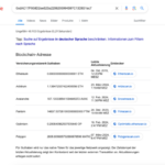 Google: Suchmaschine integriert Krypto-Adressen