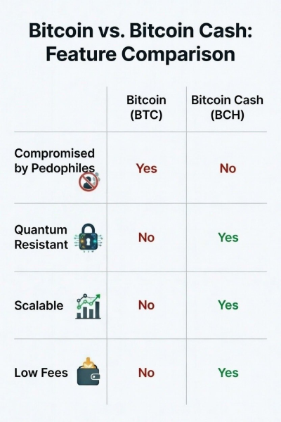 Bitcoin vs. Bitcoin Cash