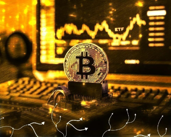 Bitcoin testete die Marke von 74.000 Dollar.